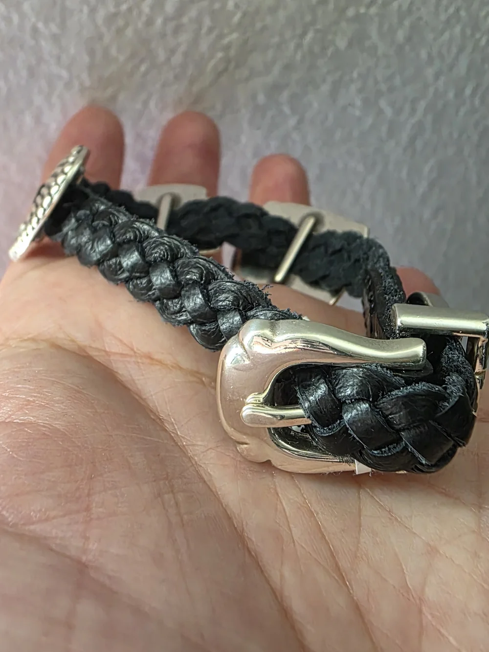 Brighton black braided